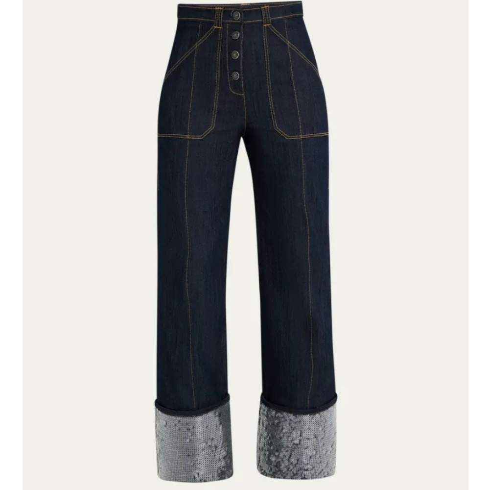 CINQ A SEPT Cuffed Jeans